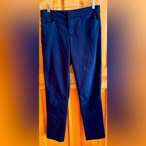 Chaps Classic Navy Women's Dress Pants Size 8 Office Professional Work Comfort